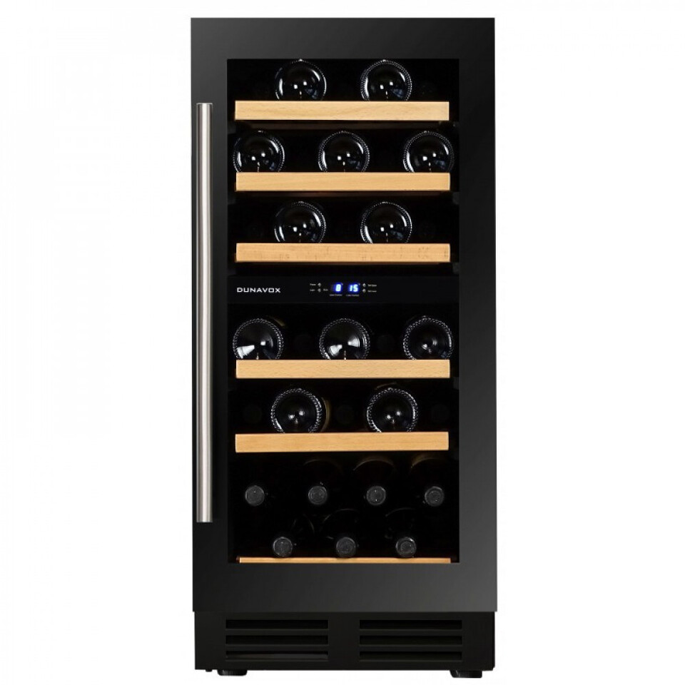 Фото Шкаф винный встраиваемый Винный холодильник (шкаф) компрессорный Dunavox 32 бут DAU-32.78DВ