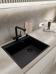 Превью картинка Металлическая мойка EMAR EMB-560(TOP) PVD Black #4