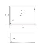 Превью картинка Металлическая мойка EMAR EMB-132 PVD Nano Dark #4