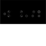 Превью картинка Электрическая варочная панель Lex EVH 641 BL панель стеклокерамическая электрическая #4