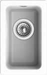 Превью картинка Гранитная мойка Rivelato BERKANA 25 подст.монтаж 1-чаш 305*455 Белый 101 #1