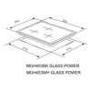 Превью картинка Газовая варочная панель Meferi MGH453WH GLASS POWER #18