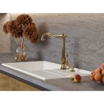 Превью картинка Смеситель для кухни Omoikiri Toshima-AB-022 латунь/античная латунь #2