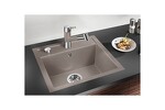 Превью картинка Гранитная мойка Blanсo DALAGO 5-F SILGRANIT PuraDur антрацит с клапаном-автоматом #2