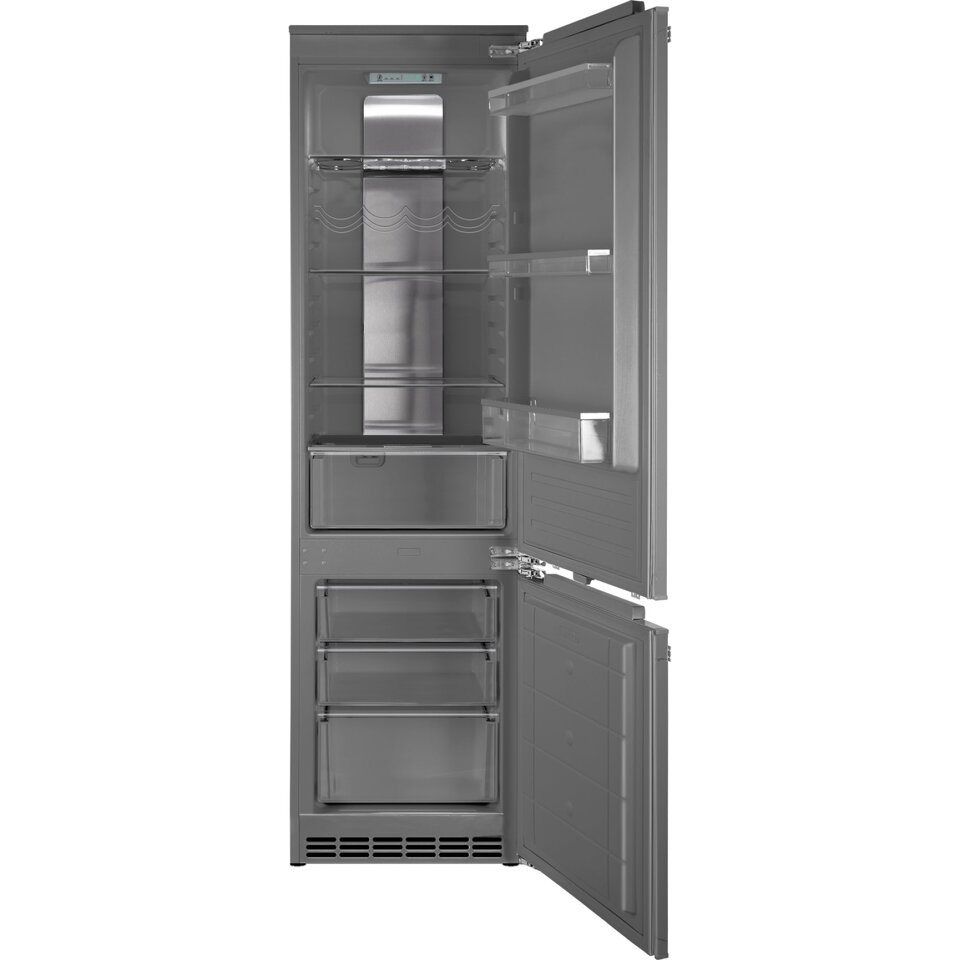 Фото Встраиваемый холодильник с морозильной камерой HIBERG i-RFCB 400F NF