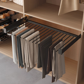 Картинка MENAGE CONFORT Выдвижная телескопическая брючница SHIC, ширина 500-600 мм, антрацит