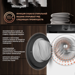 Превью картинка Стиральная машина с фронтальной загрузкой Weissgauff WMD 6148 DC Inverter Steam #3