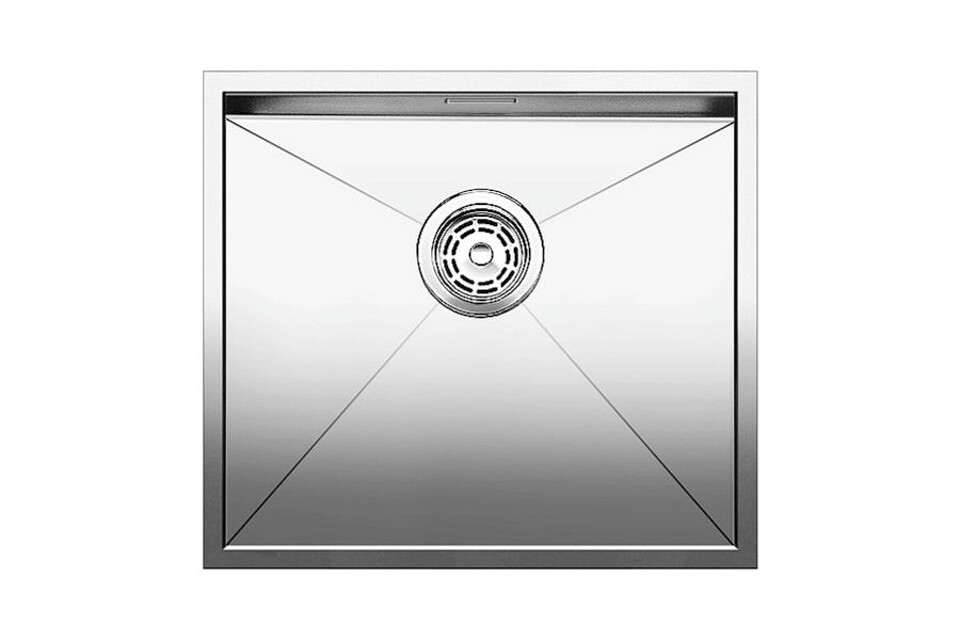 Фото Металлическая мойка Blanсo ZEROX 450-U нерж.сталь зеркальная полировка с отв. арм. InFino