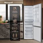 Превью картинка Холодильник с нижней морозилкой Weissgauff WRK 2000 Full NoFrost Inverter Dark Grey #4