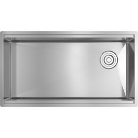 Картинка Rivelato RINOX 8044 UN-R нерж.сталь 1 чаши 800*440*200 в комплекте (доска, коландер, рол мат)