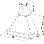 Превью картинка Вытяжка с багетом Franke FCL 90 A2 EGC ольха неокрашенная #2