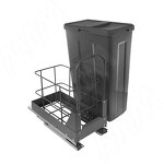 Превью картинка PULSE MOVEBOX F30 Система сортировки и хранения, платформа, 1 емкость (1x35), полн.выдв., плавн.закр., графит (WRB301-35DGPFS) #3