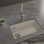 Превью картинка Гранитная мойка Rivelato LINO 654-L 1-чаш 650*440 Топаз 703 #3