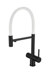 Превью картинка Смеситель для кухни EMAR ЕС - 7024WHT Black #1