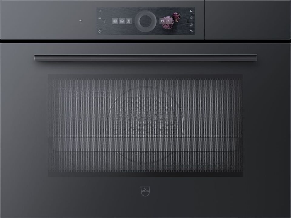 Фото Пароварка встраиваемая V-ZUG CombiSteamer V6000 45M PowerSteam CSM6T-23041 черное стекло