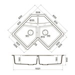 Превью картинка Гранитная мойка Omoikiri Sumi 83C-WH Tetogranit/белый #2