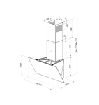 Превью картинка Наклонная вытяжка Lex META 500 BLACK воздухоочиститель #5