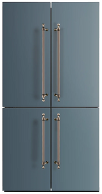 Картинка ILVE R91NCD/BGB серо-голубой (фурн. бронза)