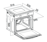 Превью картинка Электрический духовой шкаф Weissgauff EOM 104 X #2