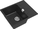 Превью картинка Кварцевая мойка Rivelato RAUM 58 1-чаша 580*500мм antracite #2