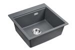 Превью картинка Кварцевая мойка EMAR EMQ-1520.Q Антрацит #2
