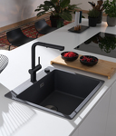 Превью картинка Гранитная мойка Franke MRG 610-54 FTL грифельный серый стоп-вент. #4