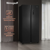 Превью картинка  Холодильник side by side Weissgauff WSBS 500 Inverter NoFrost Black #5