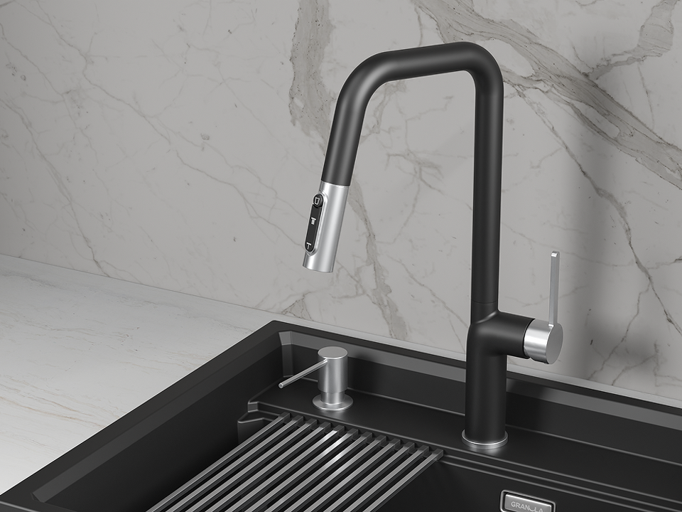 Фото Смеситель для кухни GRANULA 9011, ТУРМАЛИН