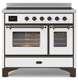 Картинка ILVE MDI106NE3/WHB белый (фурн. бронза)