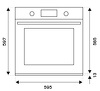 Превью картинка Электрический духовой шкаф Bertazzoni F6011MODPLGNE #2