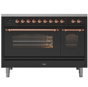 Картинка ILVE P127NE3/MGP матовый графит (фурн. медь)