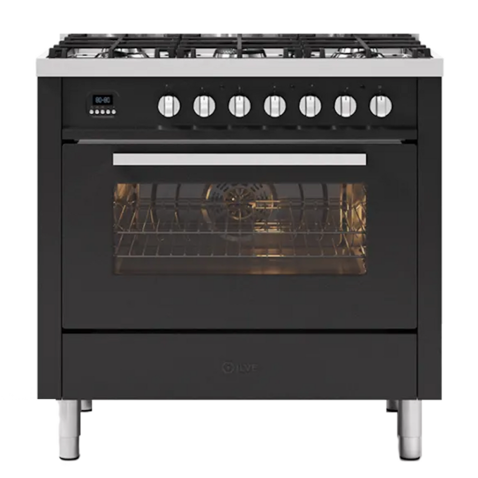 Фото Центр варочный ILVE Pro Line L09CWM3 матовый графит (фурн. сатинированная сталь)