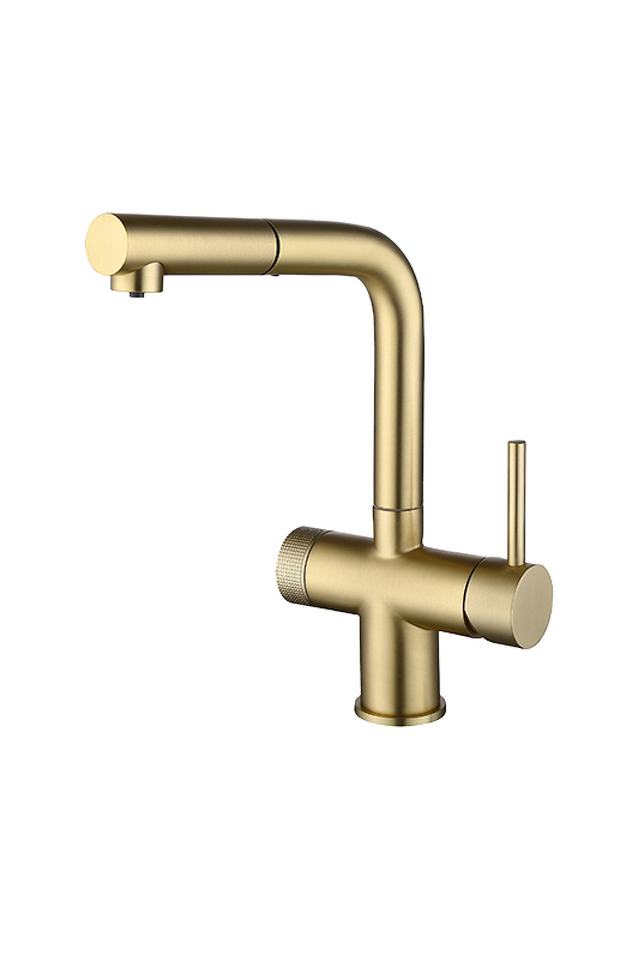 Фото Смеситель для кухни EMAR ЕС - 7026 Matt Gold