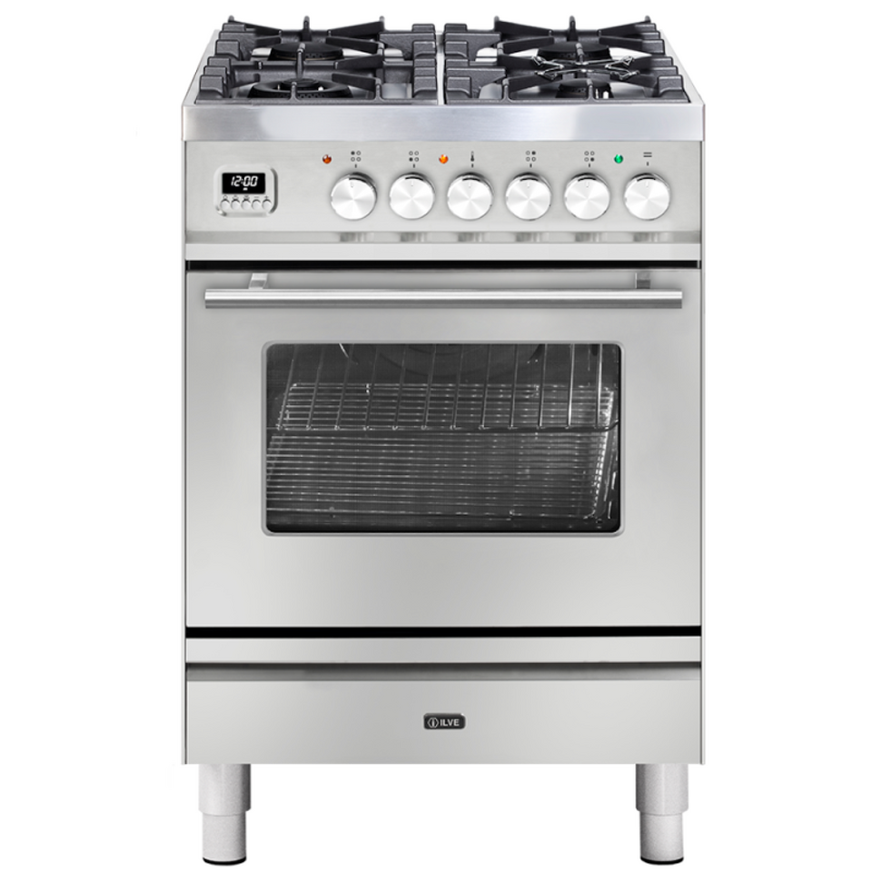 Фото Центр варочный ILVE P06DWE3/SS нержавеющая сталь (фурн. сатинированная сталь)