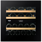 Превью картинка Шкаф винный встраиваемый Винный холодильник (шкаф) компрессорный Dunavox DVN-25.65DB.TO #1