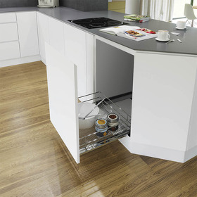 Картинка Vauth-Sagel Корзина SAPHIR, выдвижной фасад 500 мм, хром