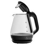 Превью картинка Чайник Lex LXK 30010-2,чайник стеклянный (черный) #2
