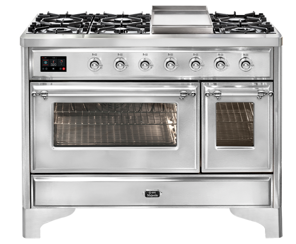 Фото Центр варочный ILVE M12FDNE3/SSC нержавеющая сталь (фурн. хром)