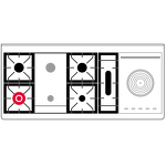 Превью картинка Центр варочный ILVE M15FSDNE3/SSC нержавеющая сталь (фурн. хром) #2