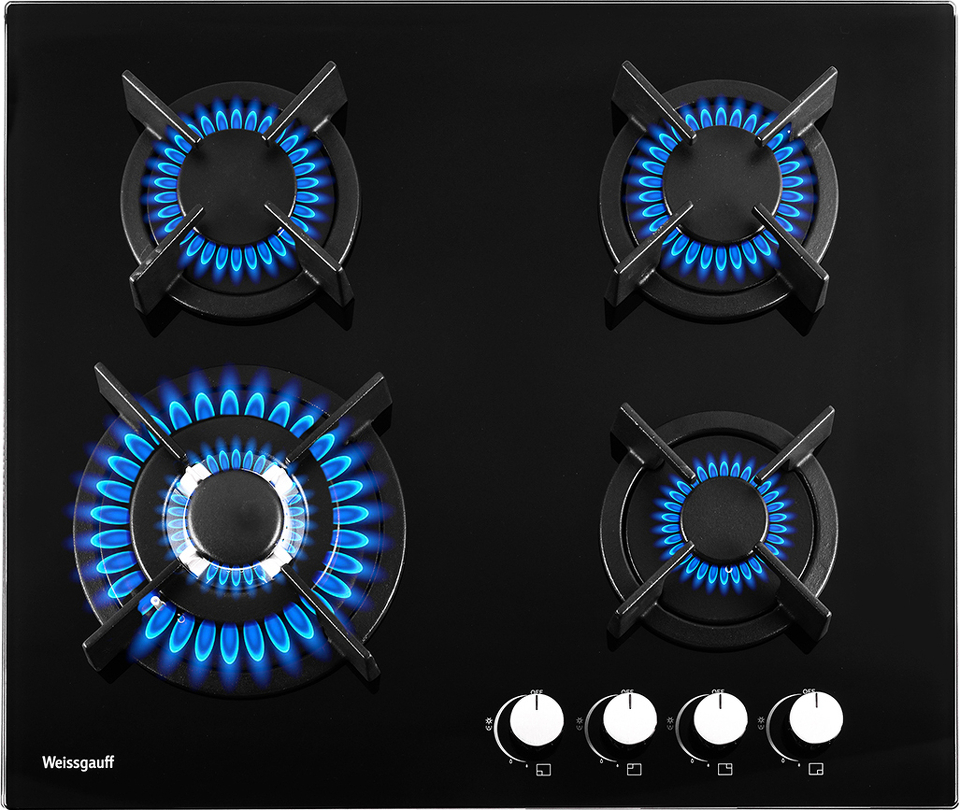Фото Газовая варочная панель Weissgauff HGG 640 BG