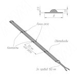 Превью картинка PULSE ЛЮКС COB лента светодиодная, 420 диодов, 24V, 5 м, CRI 90, теплый белый 3000К, IP20, 10W/1м, LUX (LS24-COB-WW20-10) #7