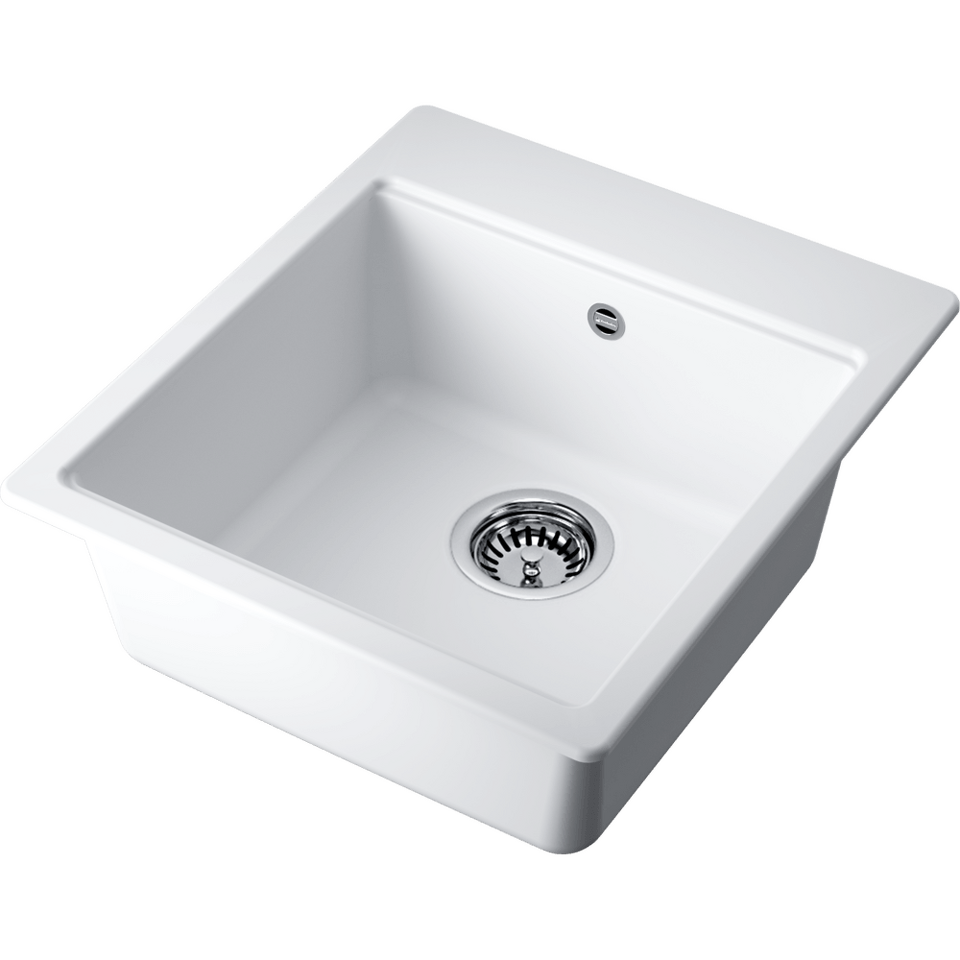 Фото Гранитная мойка Omoikiri Мойка Akari 45-WH Tetogranit/белый