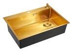 Превью картинка Металлическая мойка EMAR EMB-660(TOP) PVD Golden #1