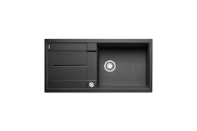 Картинка Blanсo METRA XL 6S SILGRANIT PuraDur антрацит с клапаном-автоматом