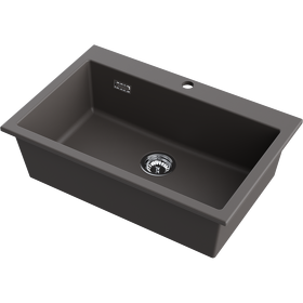 Картинка Omoikiri Omishima 76-SG Matt Natceramic/stone grey матовый