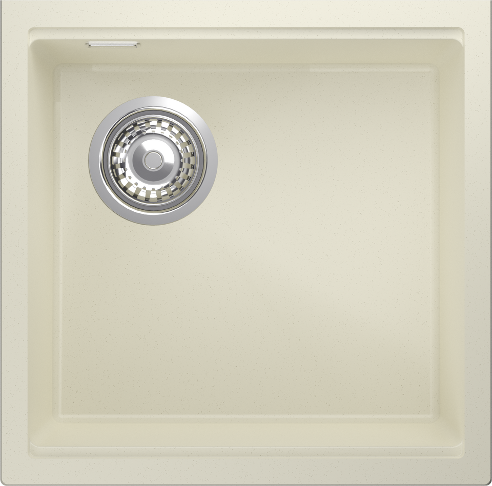 Фото Гранитная мойка Rivelato SCALINO SL-403-L  1-чаш 445*450 Жасмин 701