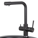 Превью картинка Смеситель для кухни Zigmund & Shtain ES 0400 черный #3