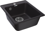 Превью картинка Кварцевая мойка GranFest GF-QUARZ 17 Черный #2