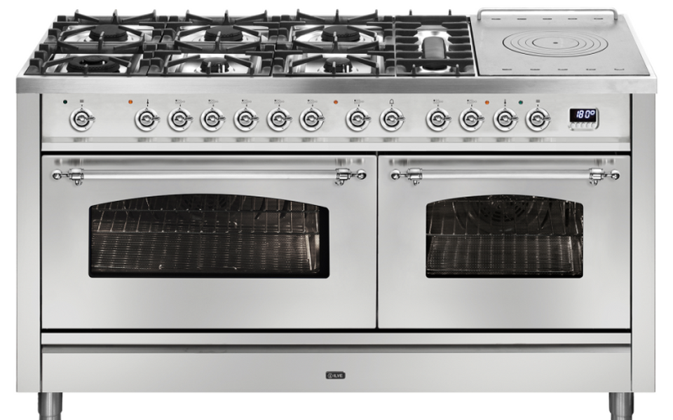 Фото Центр варочный ILVE P15SDNE3/SSC нержавеющая сталь (фурн. хром)