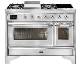 Картинка ILVE M12FIDNE3/SSC нержавеющая сталь (фурн. хром)